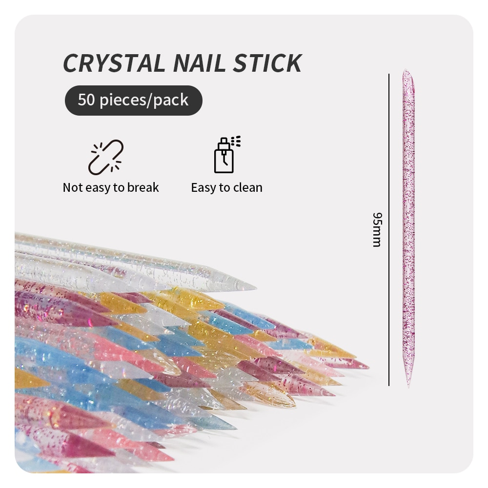 50 Pcs Nail Cuticle Pusher Cry - огляд і ціна Contour Palette Stick